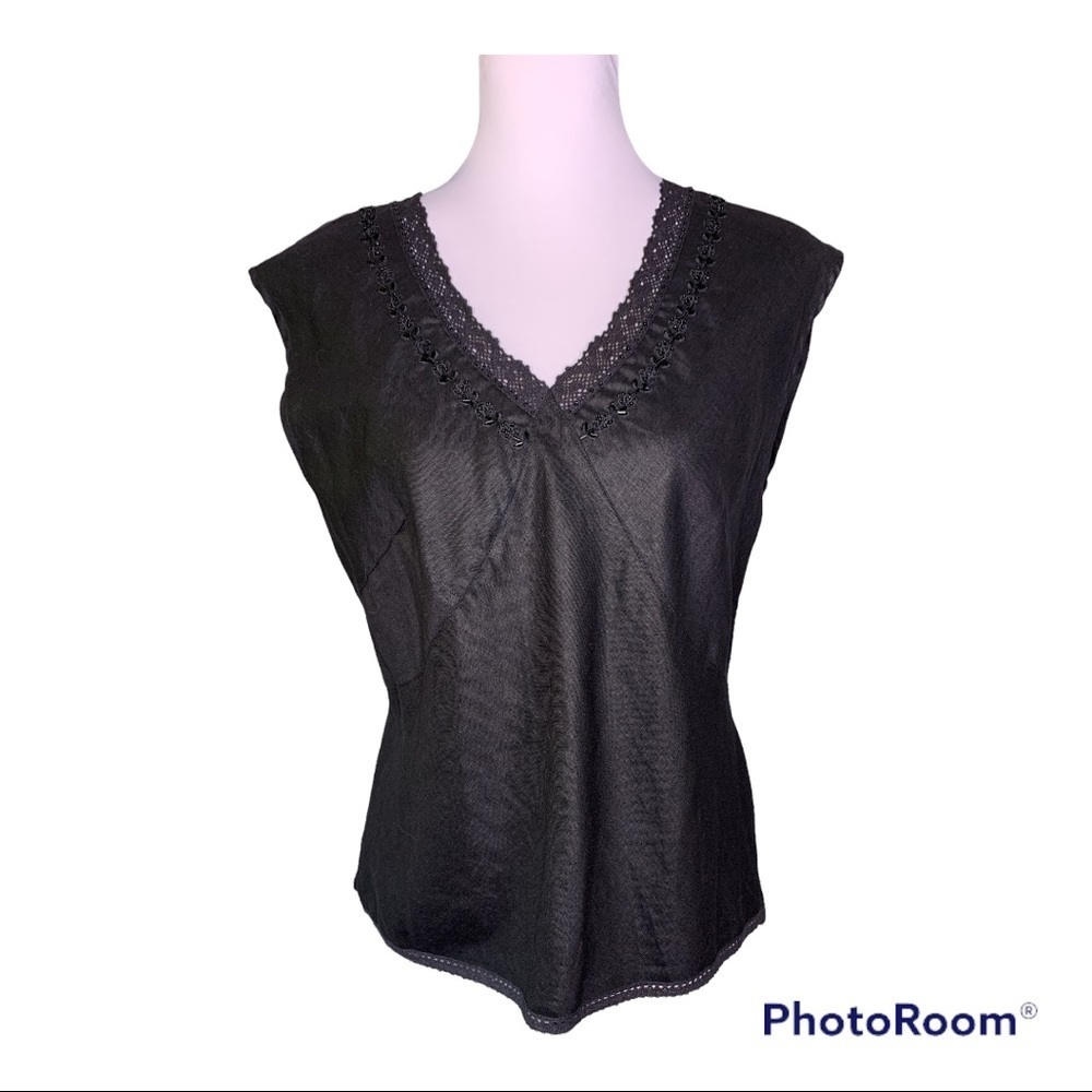 Richard Malcolm Irish linen top size L